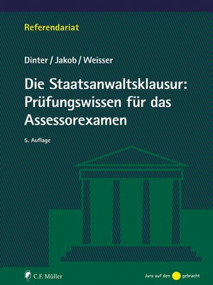 cover image of Die Staatsanwaltsklausur